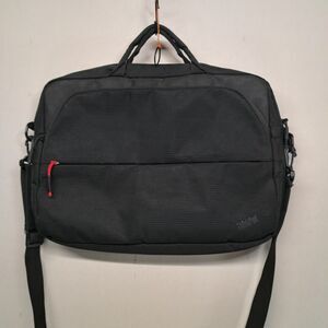 Lenovo ThinkPad Laptop Case Briefcase Messenger Bag Black Red Padded Shoulder
